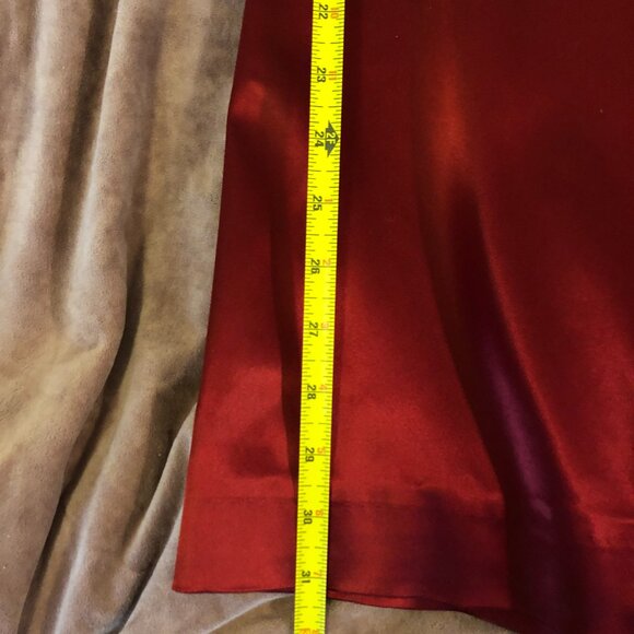 Dina Bar-El Red Satin Dress - Picture 10 of 12